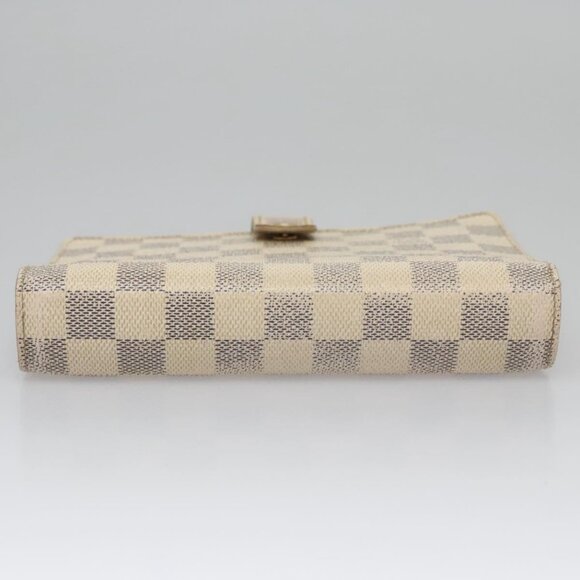 LOUIS VUITTON Damier Azur Agenda MM Day Planner Cover R20707 LV Auth BD009 - Picture 6 of 16